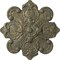 Ekena Millwork Katheryn Ceiling Medallion, Hand-Painted Witch Hazel Crackle, 18 1/8"OD x 1 1/4"P CM18KAWHC - alternate 1